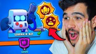 FUI JOGAR COM O NOVO BRAWLER 8-BITS E TIVE 2 SURPRESAS INCRÍVEIS!! BRAWL STARS