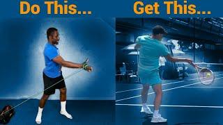 Improve your Forehand FASTER by training This Way at Home...