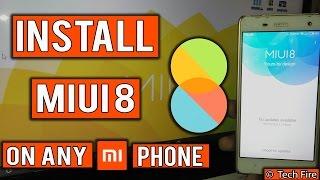 How-to install MIUI 8 in any Xiaomi Phone Without Computer!