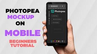 Photopea Mockup Tutorial Beginners On Mobile | How To Mockup Design | Jhex Graphics