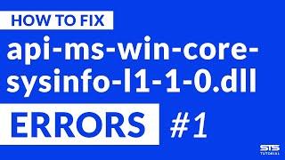api-ms-win-core-sysinfo-l1-1-0.dll Missing Error | Windows | 2020 | Fix #1