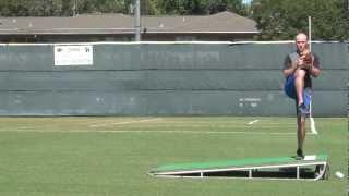 Baseball Pitching Drills - Balance and Timing - Increase Pitching Velocity