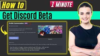 How to get discord beta 2024 | How to 1 minute