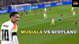 Jamal Musiala dribbling masterclass vs Scotland 14/06/24 | Decoding his brilliance clip by clip