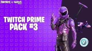 GET YOUR FREE TWITCH PRIME PACK in Fortnite (Twitch Prime Pack 3)