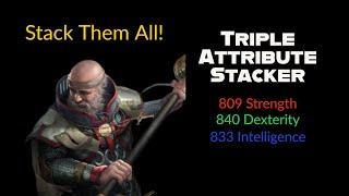 POE 3.21 All Attribute Stacker