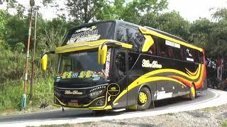 full Basuri hunting bus di tikungan ekstrim kota Banjar