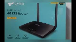 How fast is a SIM card router? TP-LINK TL-MR6400 SIM CARD ROUTER SETUP