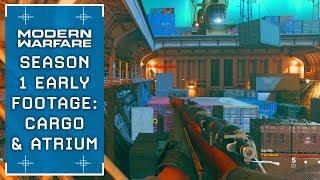 Modern Warfare: NEW Maps Cargo + Atrium (SEASON 1 EARLY GAMEPLAY)