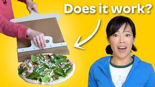 Does The SLIDING Pizza Peel Work? | Kitchen Gadget Test