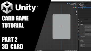 How to make a 3D Card Object for a Unity Card Game in Blender