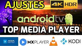 Qué reproductor multimedia usar Android TV Media Player Ajustes imagen dinámico 4k HDR TCL C715 USB