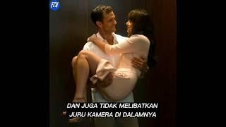 Adegan ranjang di film Fifty Shades of Grey, dilakukan di ruangan tersendiri yang tertutup.