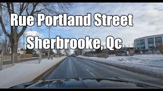 Driving Tour of Boulevard Portland in Sherbrooke, Quebec, Canada