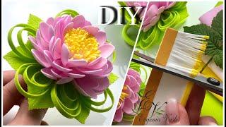 МК/DIY  ТЫЧИНКИ за 5 мин  УКРАШЕНИЯ для  МОДНИЦ  Handmade FLOWERS  الزهور المصنوعة يدويا 