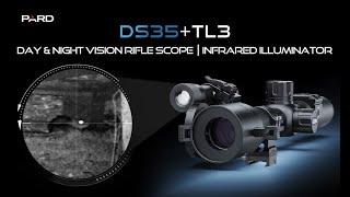 PARD DS35 Wild Boar Hunting Night Vision Scope with IR Illuminator TL3