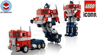 LEGO Transformers 10302 Optimus Prime Speed Build