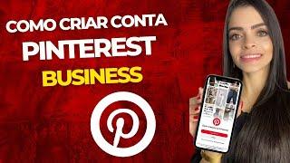 Como criar uma conta Business no Pinterest