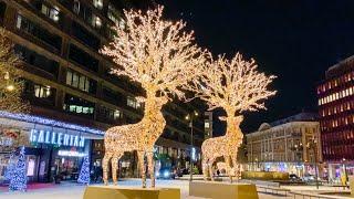 Stockholm, Sweden Christmas Lights Tour - City Walk at Night