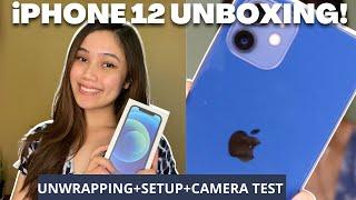 UNBOXING THE iPHONE 12! PLUS SETUP AND CAMERA TEST