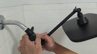 DIY Guide: Easy 12-Inch Rain Shower Head Installation for Homeowners | JackofAllReys DIY