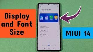 How to change Display and Font size on Xiaomi or Poco with Android 13
