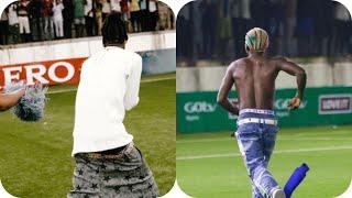 Watch Seyi vibez & Portable performance At Sporting Lagos vs Remo stars match at onikan stadium