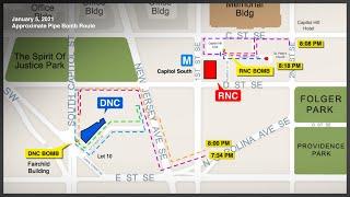 January 5 Pipe Bomb Investigation: Route and Video of Suspect