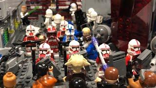 LEGO Star Wars Clone Base On Coruscant Full Walkthrough  | Order 66 Moc | Brickworld Chicago