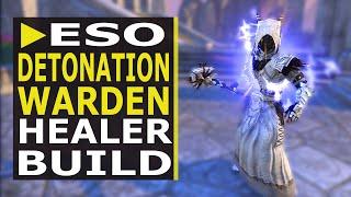 ESO Detonation Warden Healer Build - Waking Flame Patch (2021)