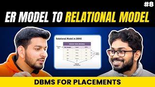 Lecture 8: Transform ER Model to Relational Model || ER-Diagram to Tables