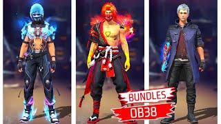 OB38 UPDATE ALL BUNDLES IN FREE FIRE 2023 | UPCOMING BUNDLE IN FREE FIRE OB38 | OB38 UPDATE BUNDLES