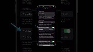 The BEST iPhone 15 Pro Max PHOTO Settings (48 Megapixel Raw Photos)  #shorts