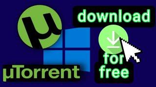 how to download utorrent on PC for free 2024 (windows 10/11) -tutorial-