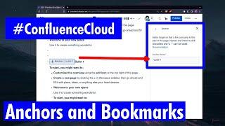 Confluence Cloud - Create anchors and bookmarks