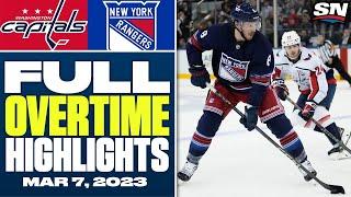 Washington Capitals at New York Rangers | FULL Overtime Highlights - March 5, 2025