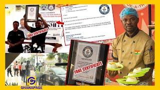 Someone might have faked as Guinness World Records to reply Chef Smith with fake Certificate