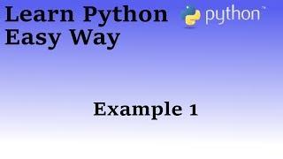 Python Example1