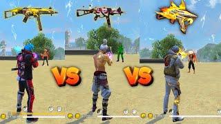 MAX EVO UMP VS UMP - ART OF WAR VS UMP - CATACLYSM DAMAGE ABILITY TEST | BEST UMP SKIN - FREE FIRE