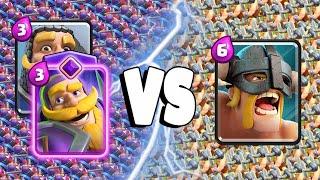 2 EVOLVED KNIGHT Vs ELITE BARBARIANS - Clash Royale Challenge