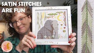 Satin Stitch Tutorial - Tips & Tricks for the Endangered Species Club!