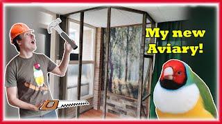 How I Built my Gouldian Finch Bird Room AVIARY