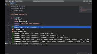 C Programming Language: Input & output