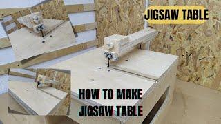 How To Make Jigsaw Table || DIY Jigsaw Table