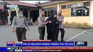 Wanita Tabrak Kantor Polres Pematang Siantar dengan Motor