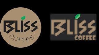 eye catching logo design in coreldraw in urdu | Coffee logo in urdu