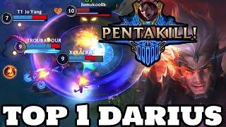 Wild Rift Darius - Top 1 Darius Gameplay Rank Challenger (not pentakill)