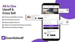 How to setup essential wolf upsell & Cross sell app on shopify