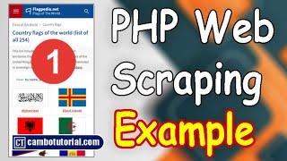 Web Scraping PHP Simple HTML DOM Parser 2023 Day 1
