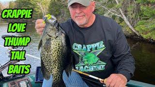 CATCHING CRAPPIE WITH THUMP TAIL BAITS- New Extended length episode!